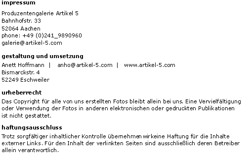 impressum artikel 5